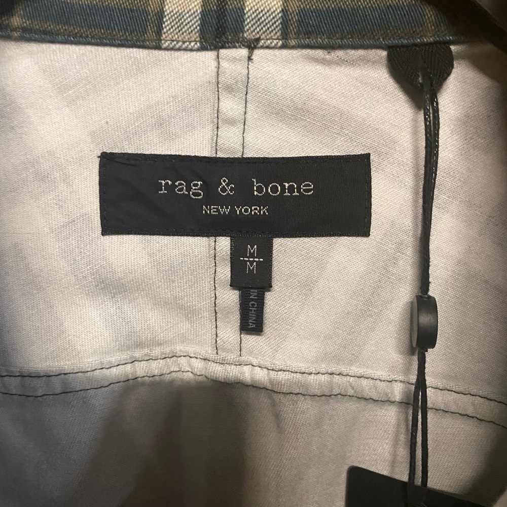 Rag & Bone Men’s Plaid Engineered Jack Snap Flannel Shirt - Picture 10 of 15